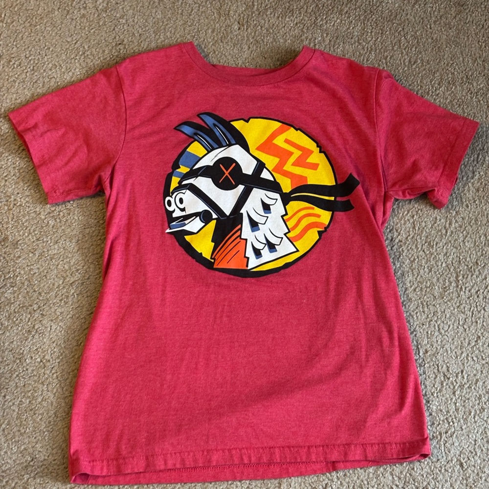 Vibrant Red Kids' Graphic Tee